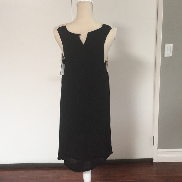 Black Dress with Crochet. - Picture 2 of 4